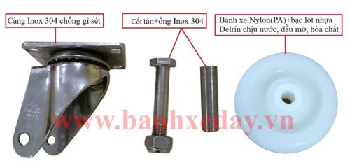 Phụ kiện bánh xe nhựa