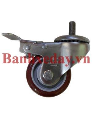 bánh xe đẩy pu 75