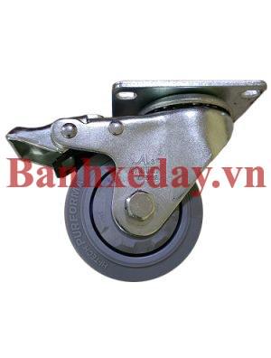 bánh xe cao su có khóa