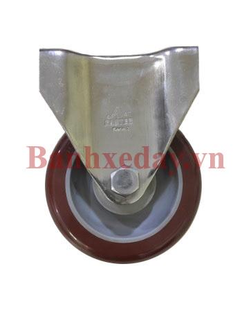Bánh xe đẩy Công nghiệp PU 100*32mm càng Inox 304 cố định - Mã 2-A4 ...