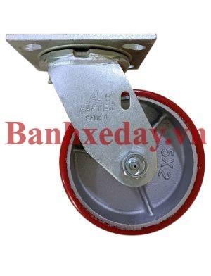 Bánh xe đẩy thép xoay