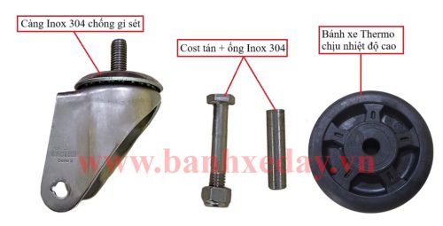 Cấu tạo bxe Inox tyren M12 chịu nhiệt